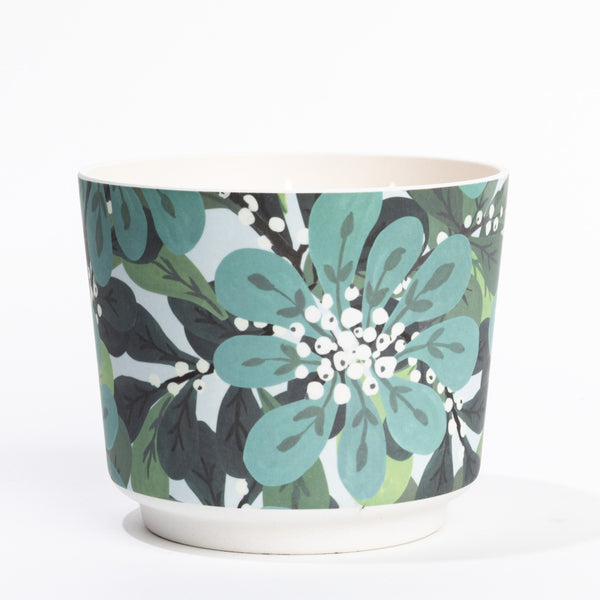 Shimmering Snowberry Patterned 3 Wick Candle