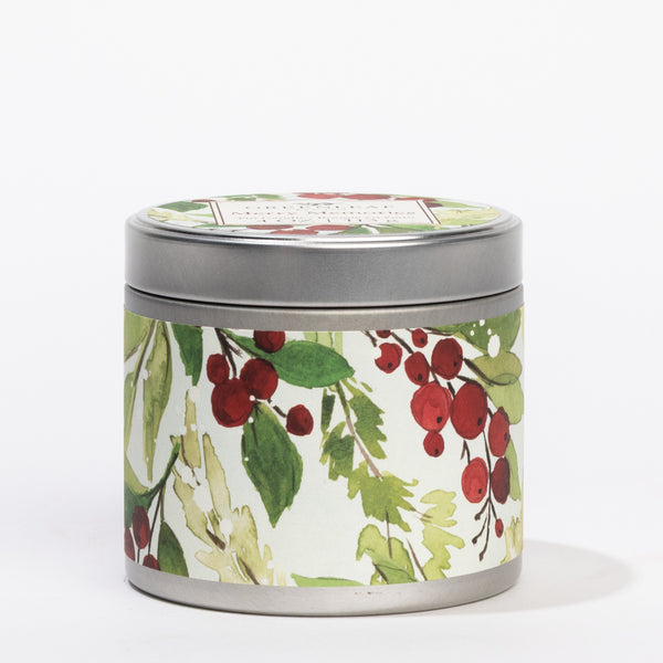 Merry Memories Tin Candle